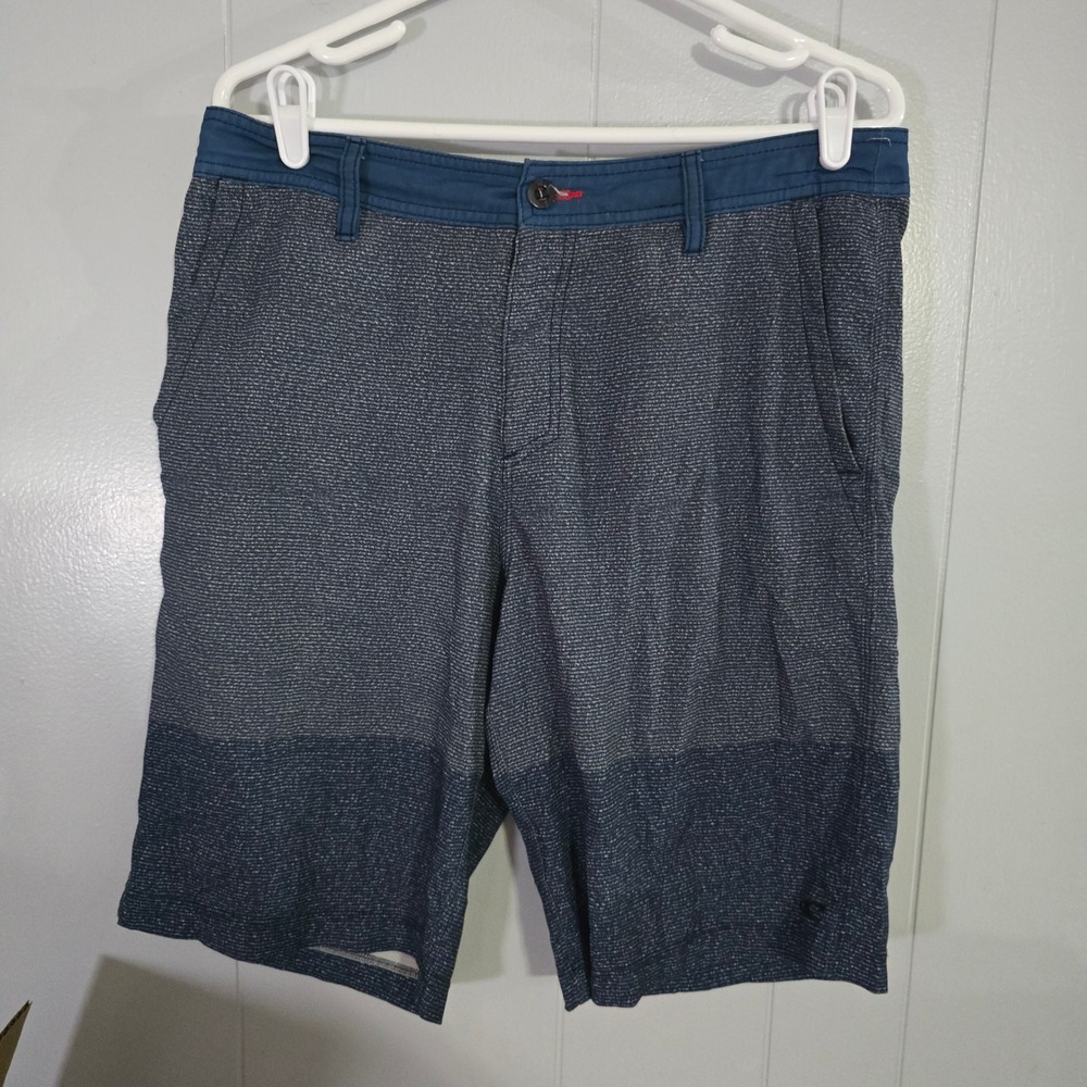 O'Neill Hybrid Board Shorts Mens 32 Blue Textured Heathered Walkshorts‎